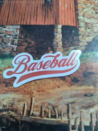 Baseball Sticker