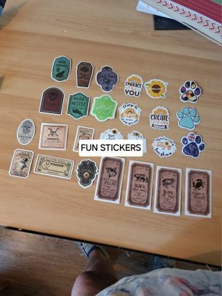 Stickers and embellishments 26 total