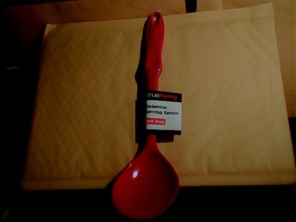 RED-Melamine Serving Spoon 