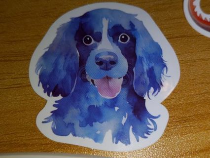 Dog Cute one new vinyl sticker no refunds regular mail win 2 or more get bonus