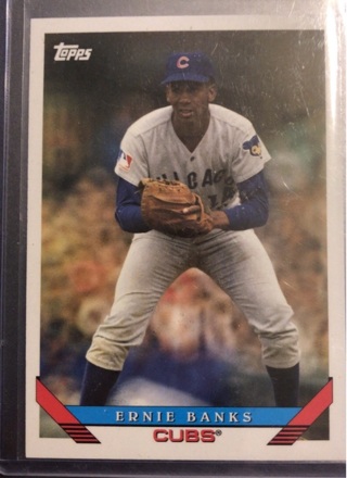 Ernie Banks Baseball card
