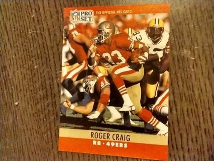 Roger Craig 49er 1990 Pro Set