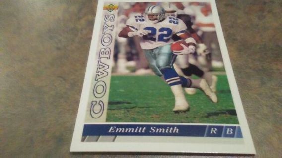 1993 UPPER DECK EMMITT SMITH DALLAS COWBOYS FOOTBALL CARD# 359 HALL OF FAMER