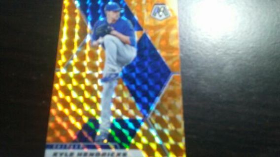 2021 PANINI ORANGE MOSAIC PRIZM KYLE HENDRICKS CHICAGO BASEBALL CARD# 163