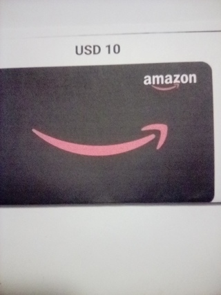 Amazon $10.00 e-gift card 