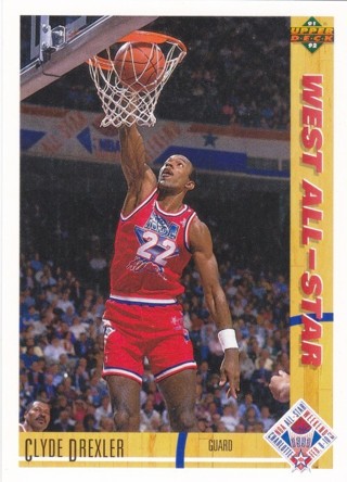 Clyde Drexler 1991-92 Upper Deck All-Star (53) Portland Trail Blazers