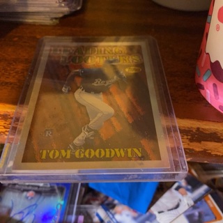 1997 topps season’s best leading looters tom Goodwin baseball card 