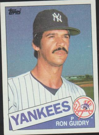 1985 Topps #790 Ron Guidry YANKEES
