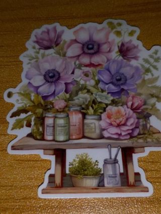 Beautiful new one self adhesive lap top sticker no refunds regular mail very nice quality