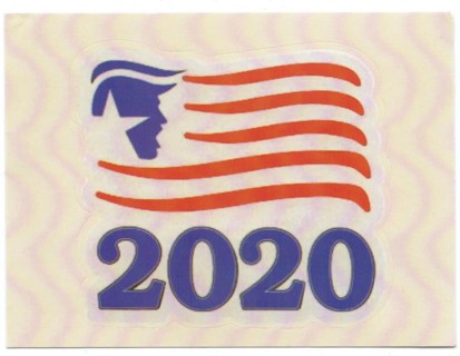 TRUMP 2020 SMALL STICKER