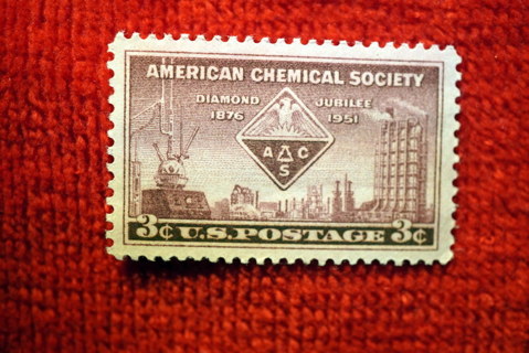  Scotts #1002 MNH/OG 1951 "Emblem & Chemical Symbols" U.S. Postage Stamp. 