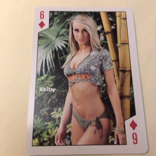 Hooters Trading Card Read description before bidding 