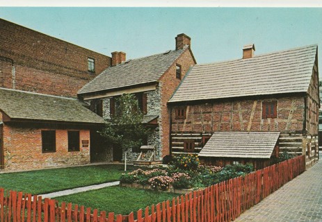 Vintage Unused Postcard: m: Gates House & Plough Tavern, York, PA