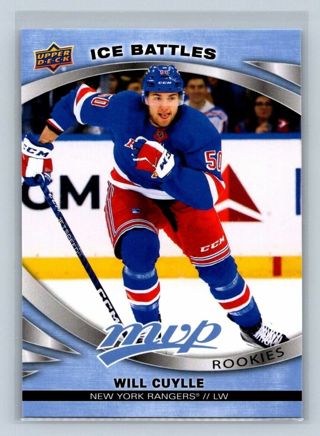 2023-24 Upper Deck MVP Ice Battles Rookie #232 Will Cuylle New York Rangers