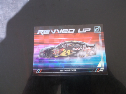 2023    Donruss    NASCAR   Revved Up    Jeff Gordon   insert  card  #  RU 2 