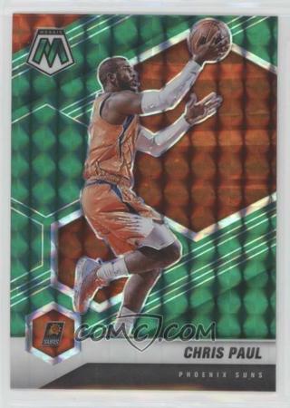 2020-21 Panini Mosaic - [Base] - Mosaic Green Prizm #92 - Chris Paul