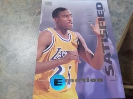 1995 SKYBOX EMOTION SATISFIED EDDIE JONES LOS ANGELES LAKERS BASKETBALL CARD# 46