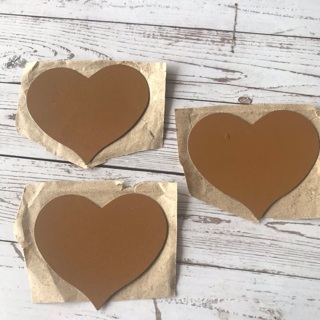 3 Tin Hearts for Crafting and Scrapbooking, Free Mail