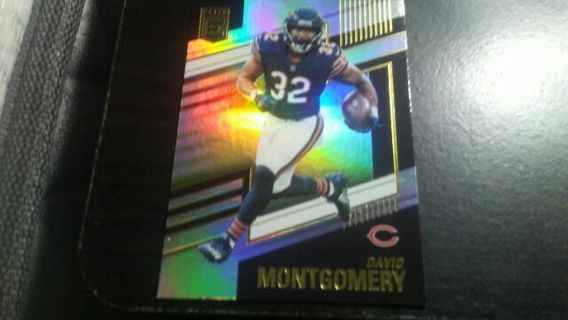 2022 DONRUSS ELITE DAVID MONTGOMERY CHICAGO BEARS FOOTBALL CARD# 70