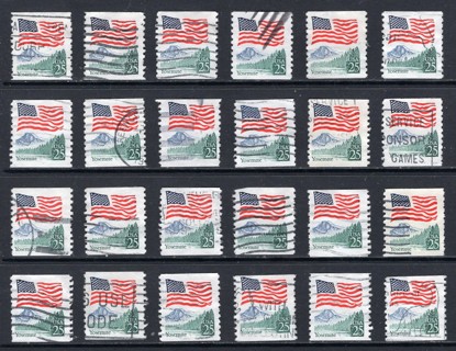 Two dozen "Yosemite" stamps for just 3 pennies, easy to get free shipping !!!!