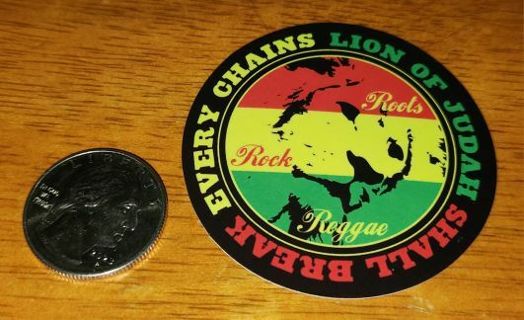 Bob Marley/Rasta/Reggae Sticker (#44)