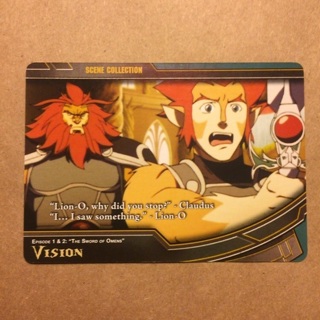 2011 Thundercats Trading Card ~ Episode 1 & 2: "The Sword of Omens" - VISION (Card # 1-35)