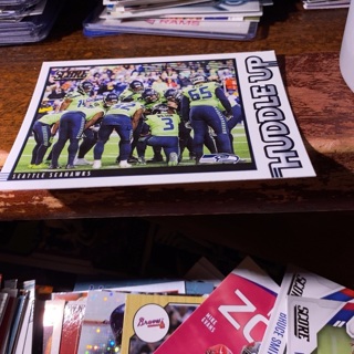 2022 panini score huddle up Seattle Seahawks football card 