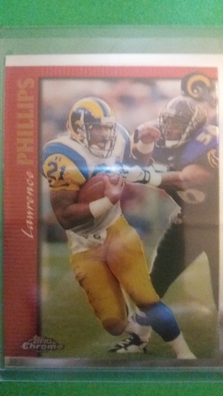 lawrence phillips football card free shipping