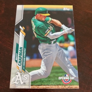 2020 Topps Opening Day - [Base] #78.1 Matt Chapman (Batting)