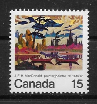 1973 Canada Sc617 Mist Fantasy by James Mcdonald MNH