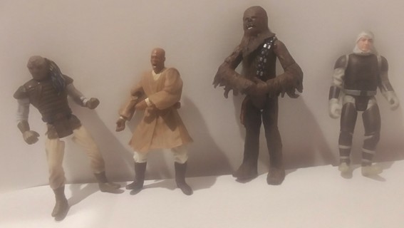 Star Wars Figures Chewbacka Wookie and Other Figures