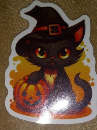 Cat nice one vinyl sticker no refunds regular mail only Very nice quality!