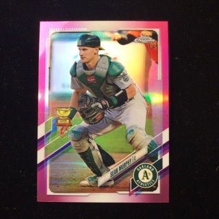 Sean Murphy Pink Refractor Oakland A’s