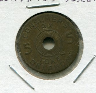 1930's Oklahoma Old Age Assistance Token