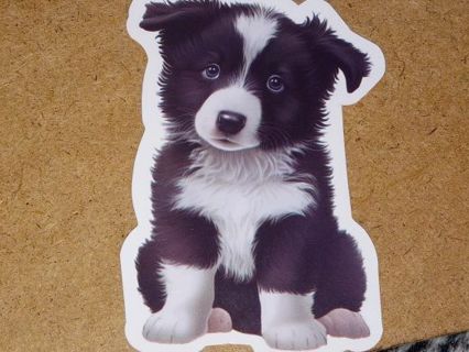 Dog Cute one new nice vinyl lab top sticker no refunds regular mail high quality!