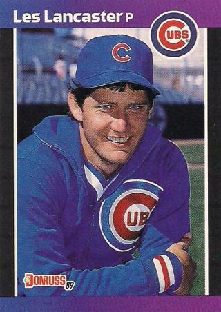 Les Lancaster 198798 Donruss Chicago Cubs