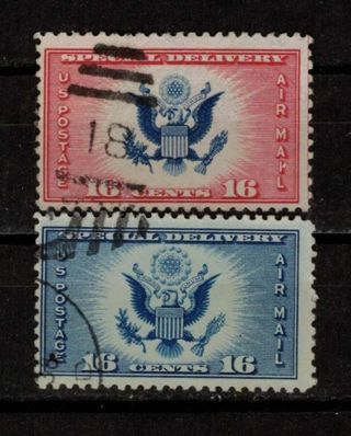 US Airmail Special Delivery Stamps