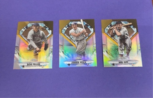 2022 Topps Chrome Diamond Greats die cuts 