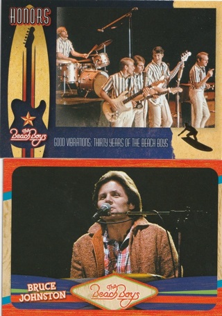 (2) 2013 Panini The Beach Boys 50th Anniversary cards #15 and #93