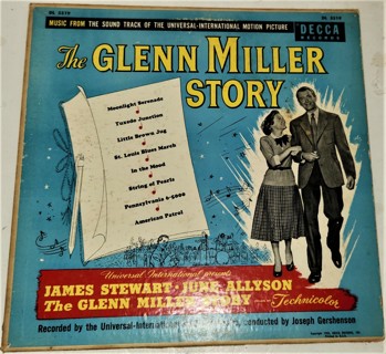 The Glenn Miller Story LP #DL 5519 Decca Records 33 1/3 RPM - 10" record