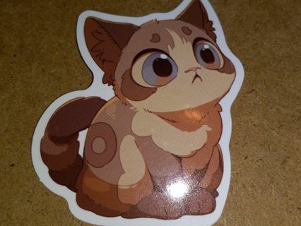 Cat Cute nice one vinyl sticker no refunds regular mail only Very nice quality!