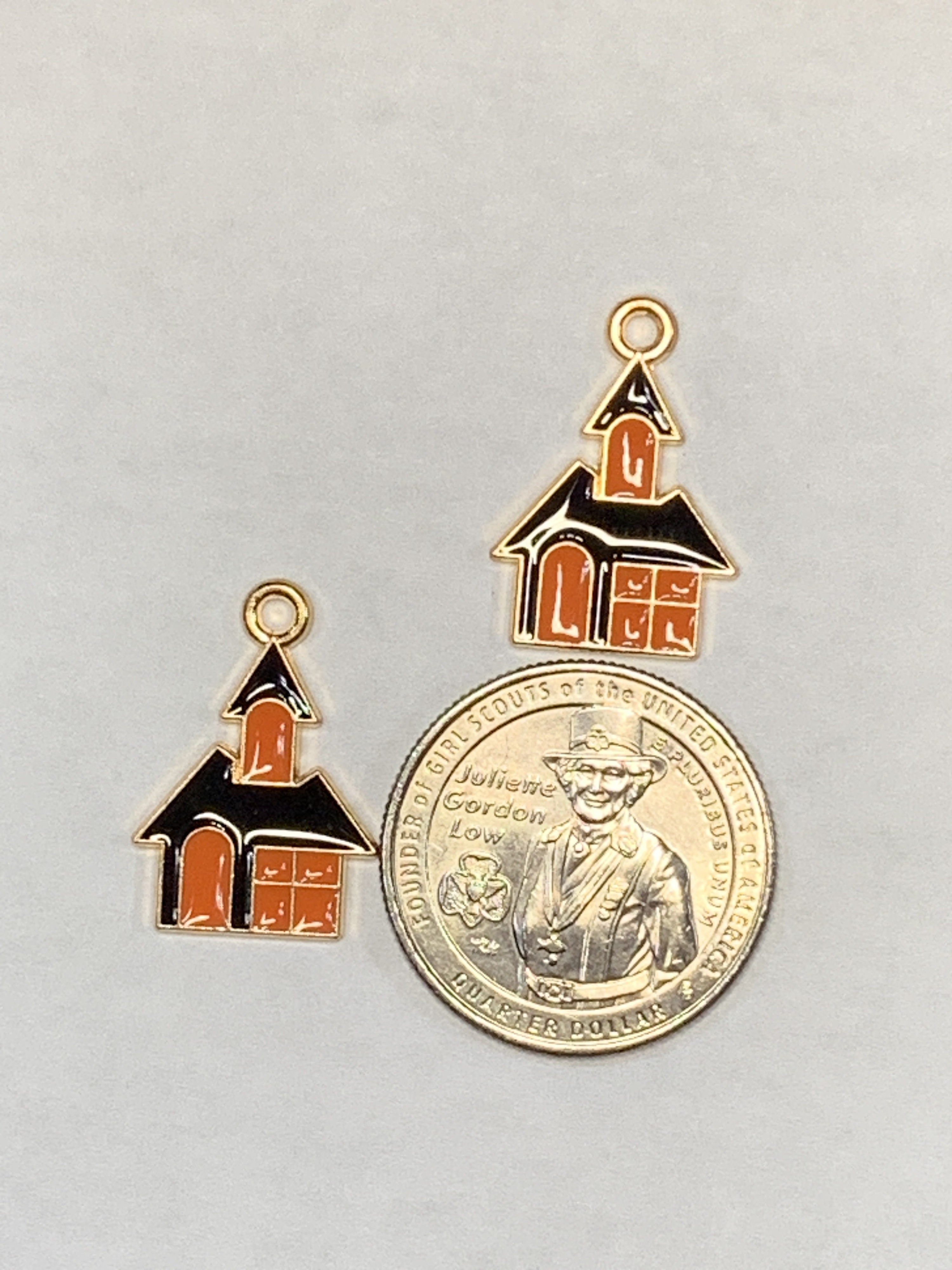 Free: HALLOWEEN CHARMS~#15~SET OF 2 CHARMS~FREE SHIPPING!