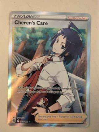 Cherens care 168/172 rare holo nm pokemon