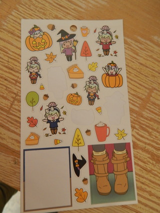 ENJOYING FALL--(4 stickers missing.)