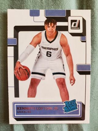 2022-23 Donruss Rated Rookie Kenneth Lofton Jr.