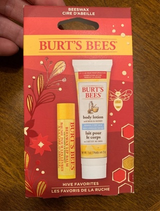 Burt’s Bees Hive Favorites Lip Balm and Body Lotion 