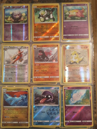 set of 9 pokemon cards free shipping