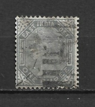 1874 India Sc35 1r Victoria used