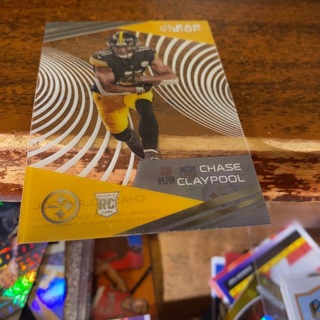 2020 donruss chronicles clear vision chase claypool rookie football card 