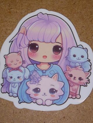 Adorable one nice vinyl lab top sticker no refunds regular mail high quality win 2 or more get bonus